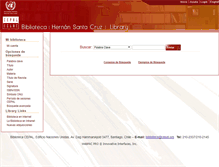 Tablet Screenshot of biblioteca.cepal.org